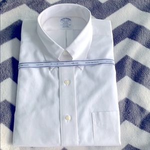 NWT brooks brothers 100% cotton dress shirt